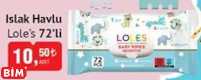 LOLE’S ISLAK HAVLU LOLE’S ISLAK HAVLU